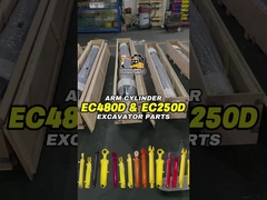 EC480D EC250D Kol silindir assy Kovak silindir assy Boom silindir assy Kanada'ya deniz yoluyla giden gemi