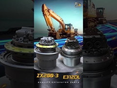 Belparts ekskavatör yedek parçaları E312DL son sürücü Hitachi seyahat motoru assy ZX200-3