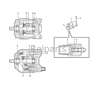 VOE 11708076 Ekskavatör Kontrolü Vavle A35F FS A35F/G A35F/G FS A40F FS A40F/G A40F/G FS