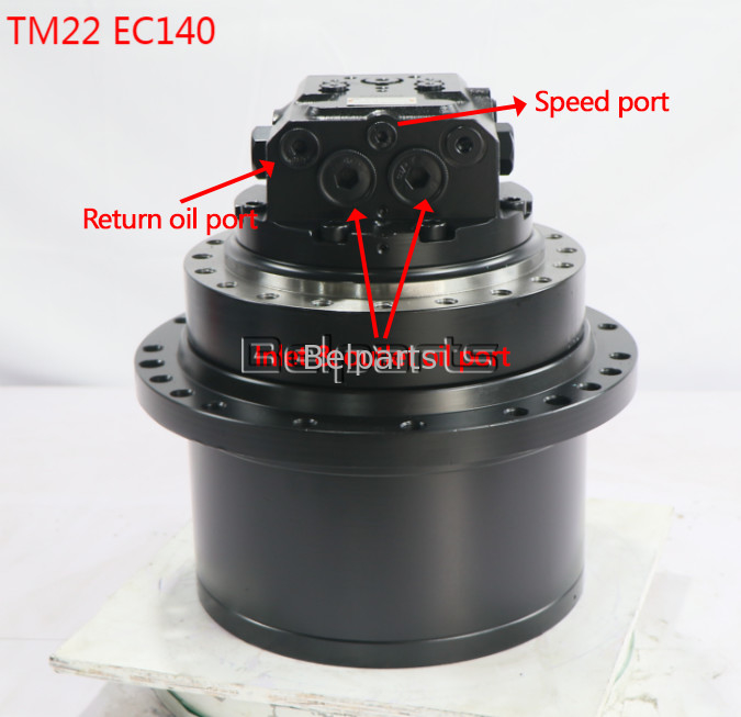 TM22VC GM22VC EC140 Final Drive PC135 PC150 DH135 SK130 SK140-8 Ekskavatör parçaları için