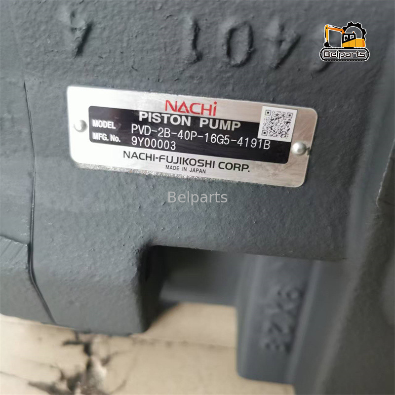 DX35 Nachi PVD-2B-40P-16G5 Ekskavatör yedek parçaları için kazıcı ana pompası