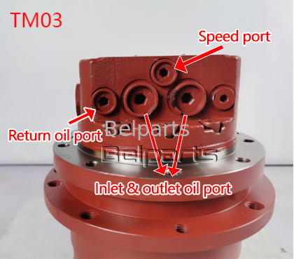 IHI28N IHI25VX IHI25NX IHI30NX Bobcat325 EC25 TM03 kazıcı parçaları için son sürücü