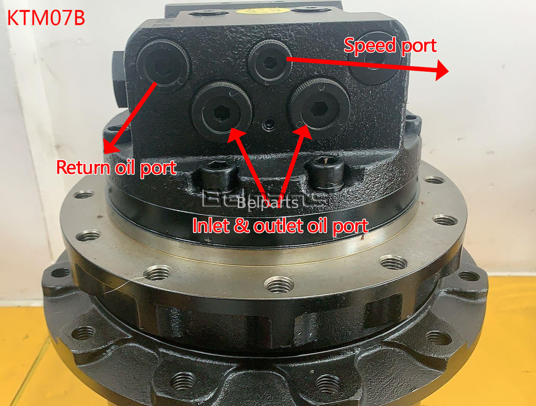 Belparts Travel Motor Assy TM07B R60 DH55 R55-9 31M8-40010 Ekskavatör parçaları için