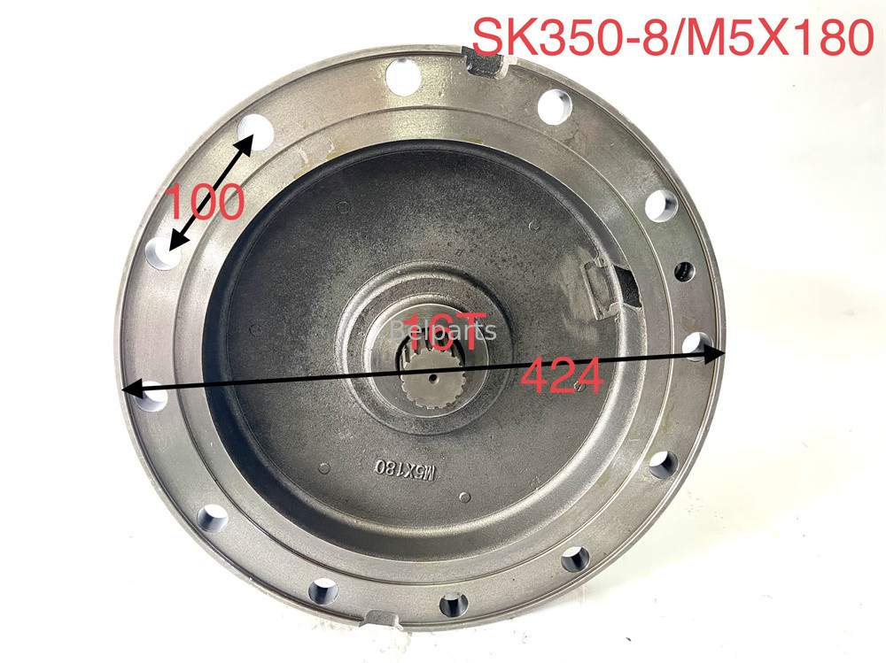 Kobelco M5X180 SK350-8 CX370 Ekskavator için Swing Motor Mini