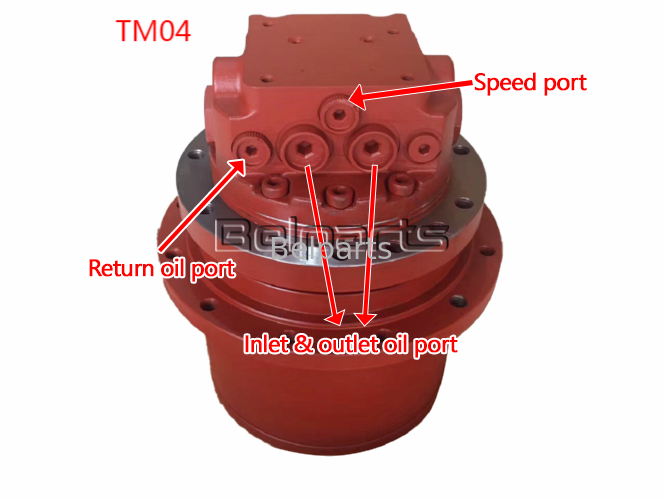 Belparts TM04 GM04 PC35 PC40 EX40 IHI40JX 303.5 Final Drive Motor for komatsu excavator