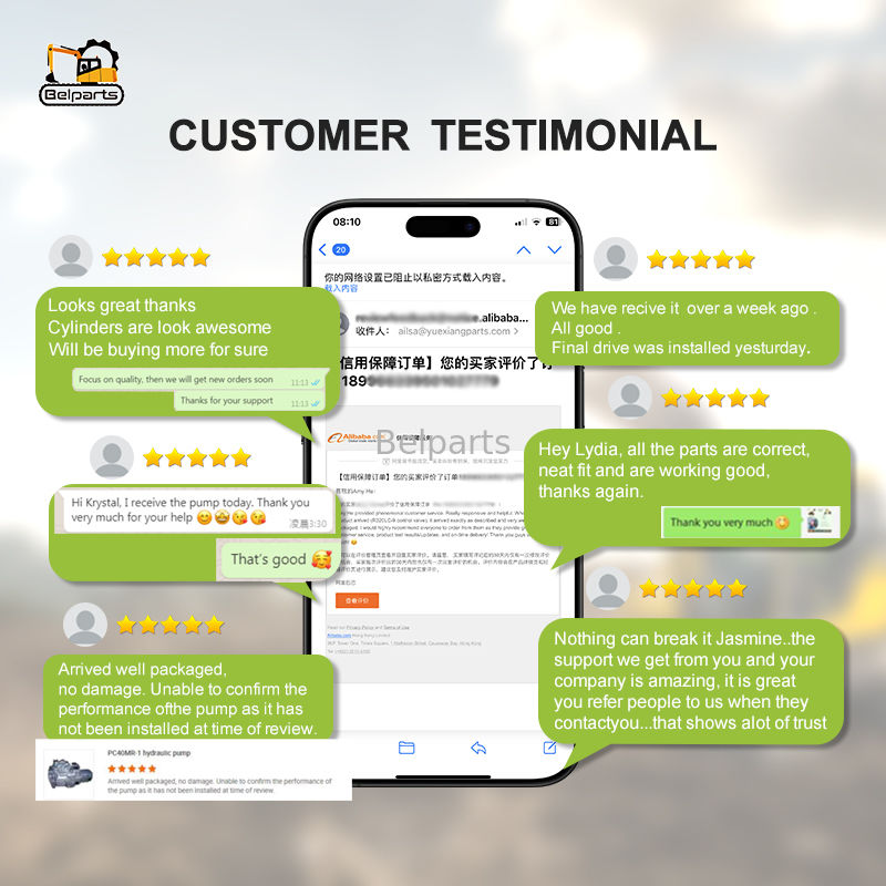 Doosan Solar DH150W-7 Ekskavatör yedek parçaları için ana hidrolik pompa K5V80DTP-HNOV-12T OEM Ekseli Piston Pompası