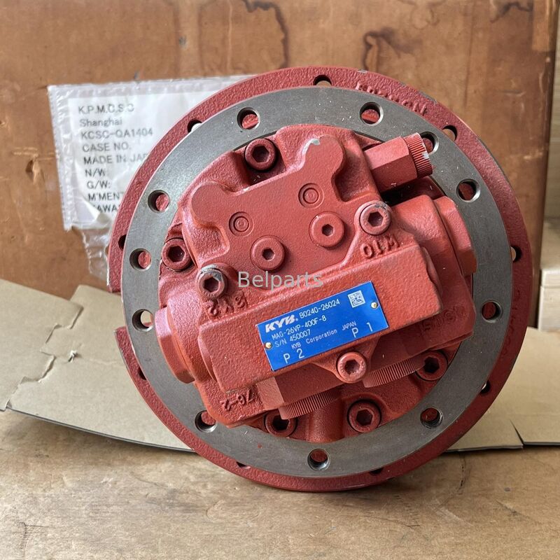Kubota KX121-2 KX121-2S mini Ekskavatör Parçaları için Son Tahrik KYB MAG-26VP-400F-8 Seyahat Motoru B0240-26024 RD108-61600 RD108-61802 RD128-92700 RD108-61606