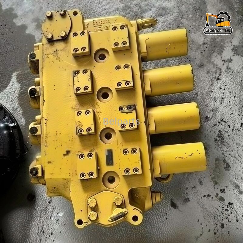 PC3000-6 için ana hidrolik kontrol valfi KOMATSU Kazı makinesi parçaları 90774240 65516840 65516740 97799240 97799340 Orijinal dağıtıcı ek