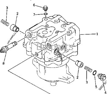 PC1000-1 PC1000LC-1 PC1000SE-1 PC1000SP-1 Komatsu Kazı Makinesi Parçası 706-77-01131 706-77-01130 Slew Motor Cihazı için Hidrolik Salıncak Motor