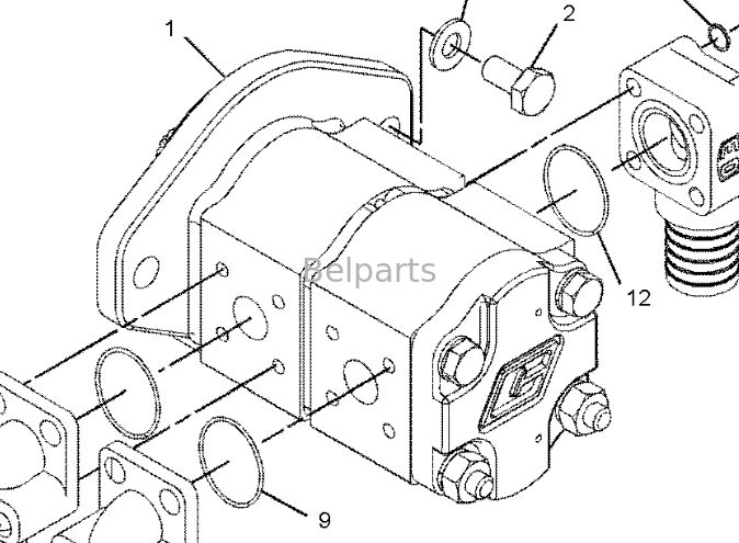 Ekskavatör Tamir Parçaları İçin CAT 300.9D Hidrolik Ana Pompa 372-5999 448-4184