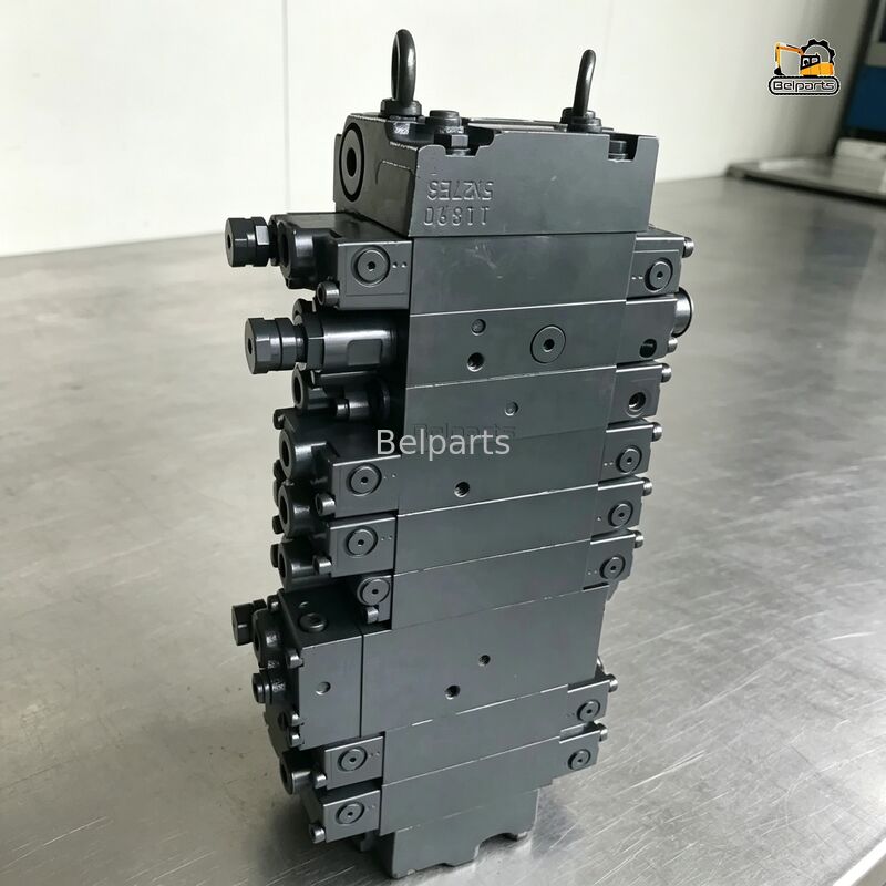 PC55MR-3 KOMATSU Ekskavatör Orijinal Parçaları için Hidrolik Kontrol Vanası 723-18-18200 723-18-18201 723-18-18202