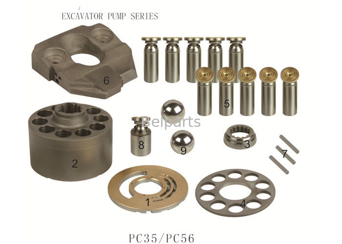 Belparts 708-3S-00512 Ekskavatör Yedek Parçaları PC35 PC56 Hidrolik Motor Parçaları