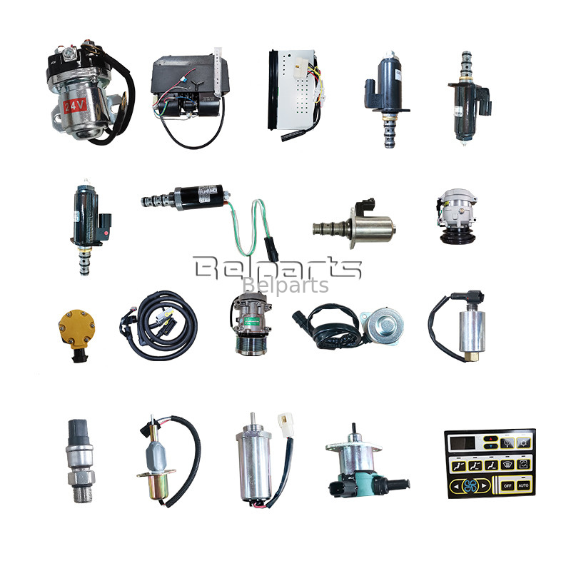 E320B E322B E322C Ekskavatör Elektrik Parçaları 116-3526 1163526 Seyahat Modeli Nihai Tahrik Döner Solenoid Valf