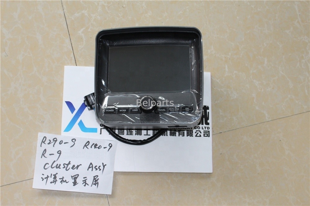 Ekskavatör Kontrol Cihazı R520-9S R290LC-9 CLUSTER ASSY R140w-9 R200w-9 Ekran Paneli 21Q6-30102 21Q6-40300