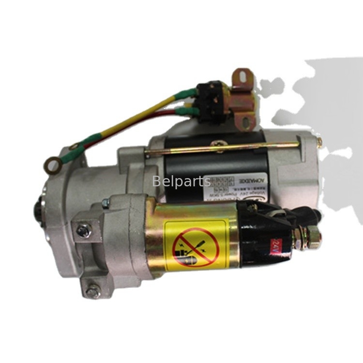 S6K S4K Ekskavatör Başlatma Motoru E312B E200B E320B Makine Alanı İçin Motor Başlatma