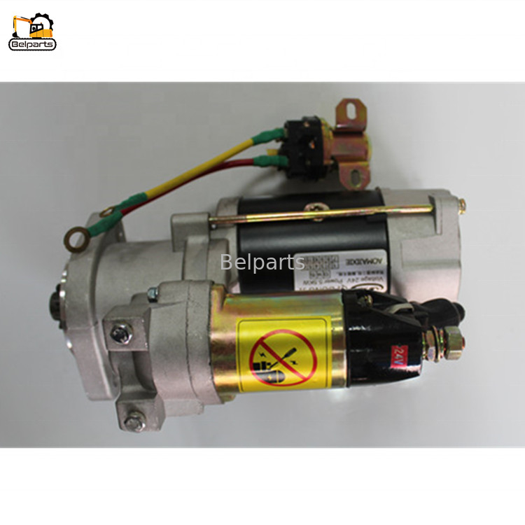 S6K S4K Ekskavatör Başlatma Motoru E312B E200B E320B Makine Alanı İçin Motor Başlatma