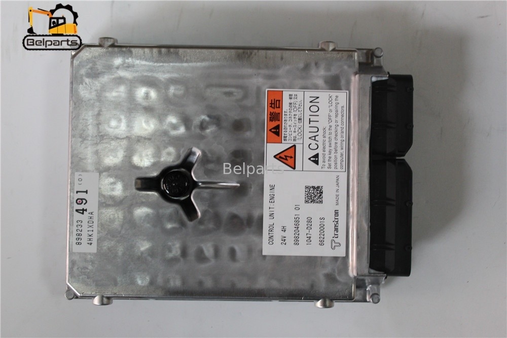 Belparts Ekskavatör Motor Bilgisayar Kontrol Kartı ECU ZX240-3 190DW 220DW 225DLC 4HK1 8-98233491-0 8982334910 Kontrolör