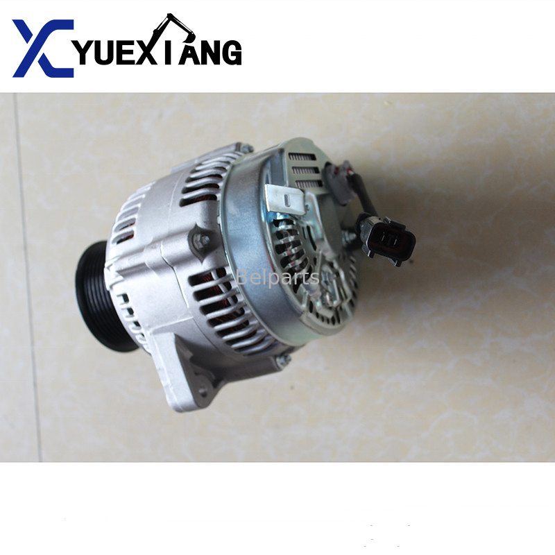 Belparts Ekskavatör Alternatör PC200-7 PC200-8 PC200-6 Jeneratör 600-861-3420 600-821-6130 101211-7960 Motor 6D107