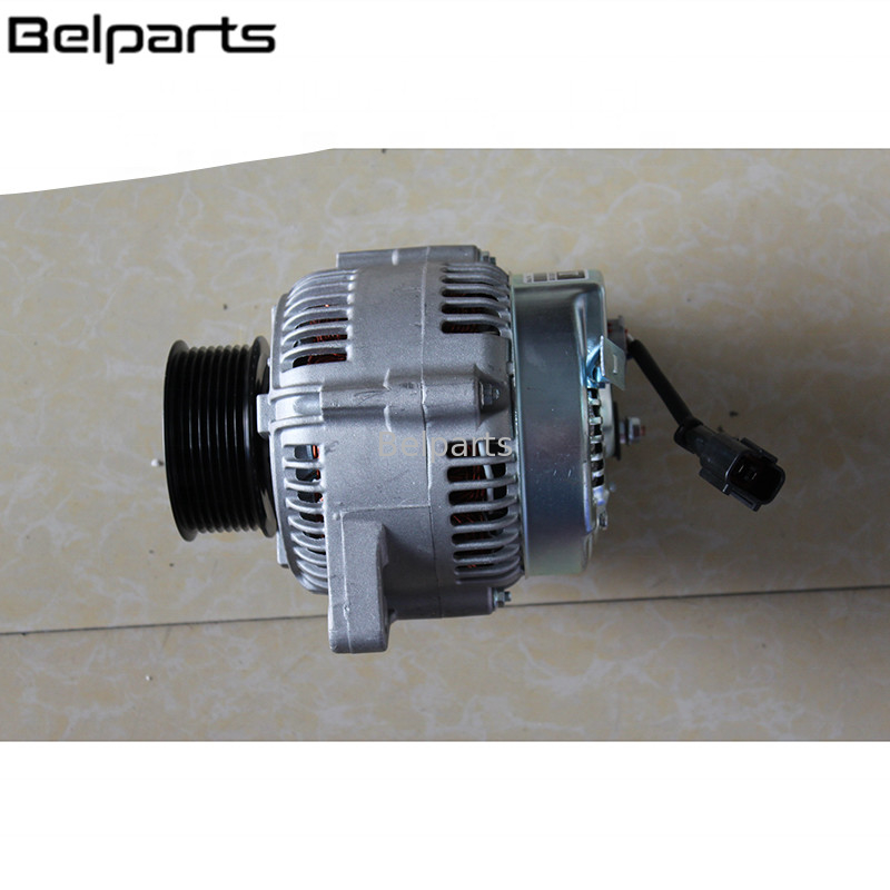 Belparts Ekskavatör Alternatör PC200-7 PC200-8 PC200-6 Jeneratör 600-861-3420 600-821-6130 101211-7960 Motor 6D107