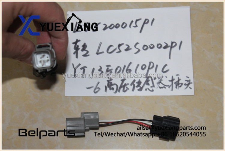 Belparts Ekskavatör Yedek Parçaları LS5200015P1 LC52S0002P1 Yüksek Basınç Sensör Tapası YT13E01610P1C-6
