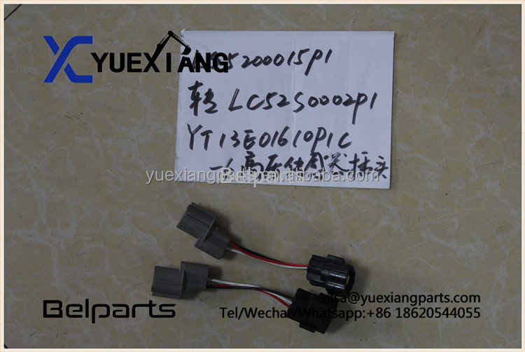 Belparts Ekskavatör Yedek Parçaları LS5200015P1 LC52S0002P1 Yüksek Basınç Sensör Tapası YT13E01610P1C-6