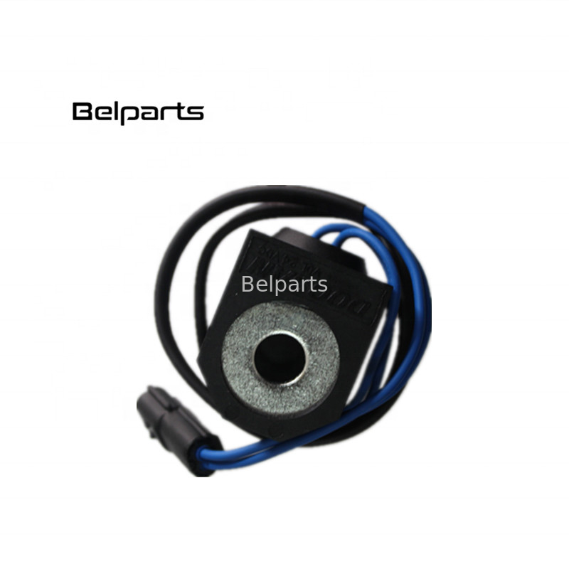 Belparts Ekskavatör Elektrik Parçaları Mıknatıs Bobini 24V Elektromanyetik Bobin DH Solenoid Bobini Digger VDL24 DX470 DH220-5
