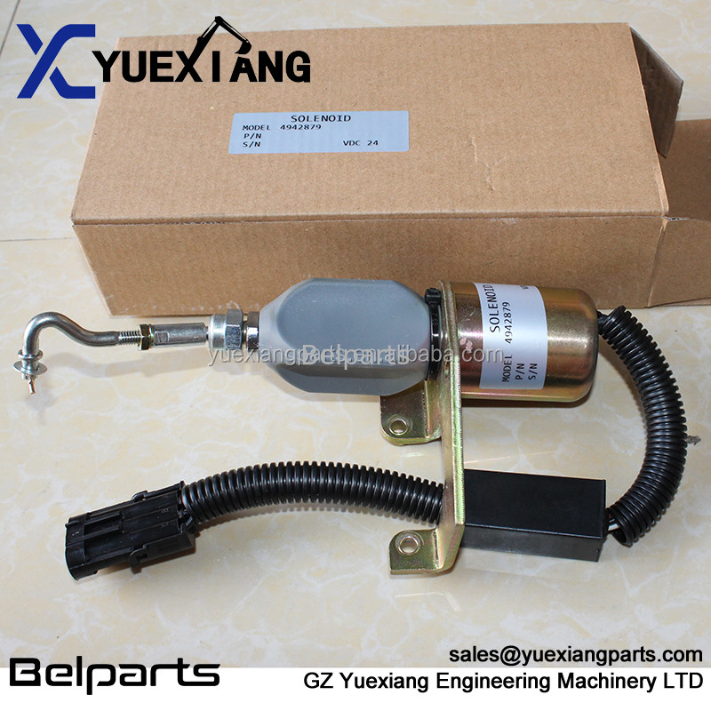 Ekskavatör Yedek Parçaları 4942879 Flamout Anahtarı SD008A2 Digger için Elektrikli Durdurma Solenoidi