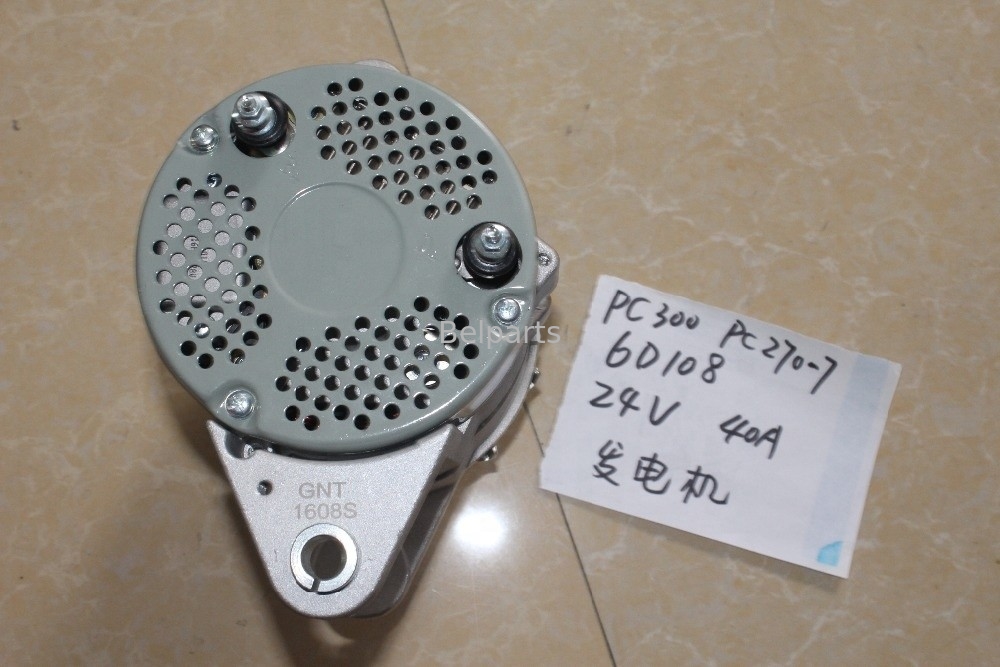 Belparts Ekskavatör Parçaları PC300-6 PC270-7 PC300-5 PC300-7 Motor Alternatör 6D108 600-821-6160 0-33000-6511 Jeneratör