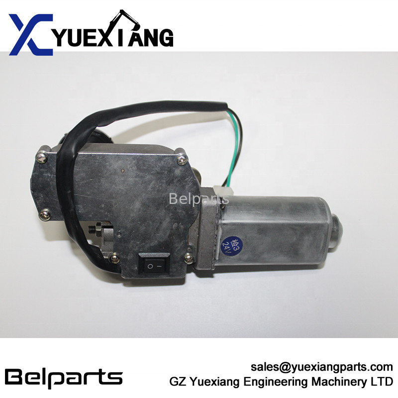 Ekskavatör Elektrikli Parça Ön Cam 24V Yağmur Montaj Silecek Motoru SH120-3 SH100-3 SH200-3 SH200A3 SH200 için