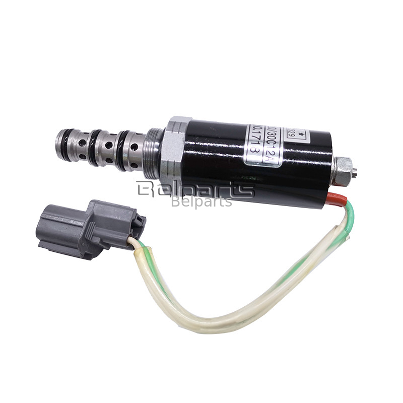 Küçük Hidrolik Ekskavatör Parçaları SK200-5 12A-101 12A-111 G24D12 G24Y12 Ana Pompa Solenoid Valfı