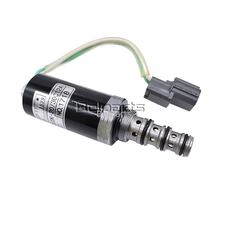 Küçük Hidrolik Ekskavatör Parçaları SK200-5 12A-101 12A-111 G24D12 G24Y12 Ana Pompa Solenoid Valfı