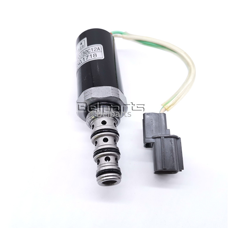 Küçük Hidrolik Ekskavatör Parçaları SK200-5 12A-101 12A-111 G24D12 G24Y12 Ana Pompa Solenoid Valfı