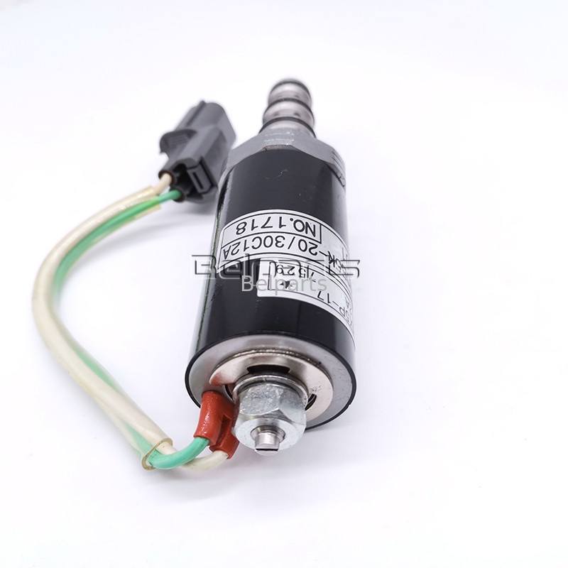 Küçük Hidrolik Ekskavatör Parçaları SK200-5 12A-101 12A-111 G24D12 G24Y12 Ana Pompa Solenoid Valfı