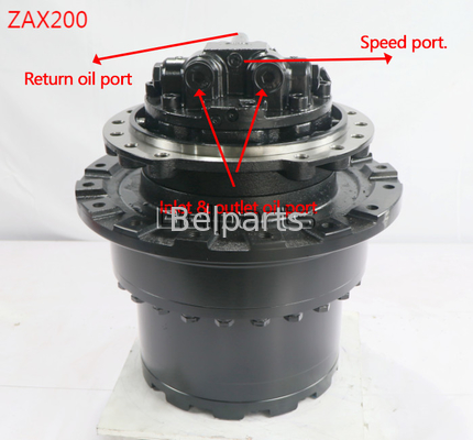 Hitachi için kazıcı seyahat motoru Assy ZX200 Final Drive Assy 9168003
