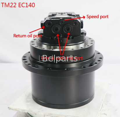 TM22VC GM22VC EC140 Final Drive PC135 PC150 DH135 SK130 SK140-8 Ekskavatör parçaları için
