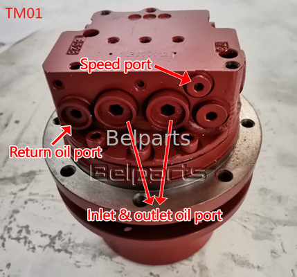 Belparts U15-3 KX41.2 KX41.2V KX36.3 K008 Ekskavatör Hidrolik Motor Kubota15 SK1.5 TM01 için